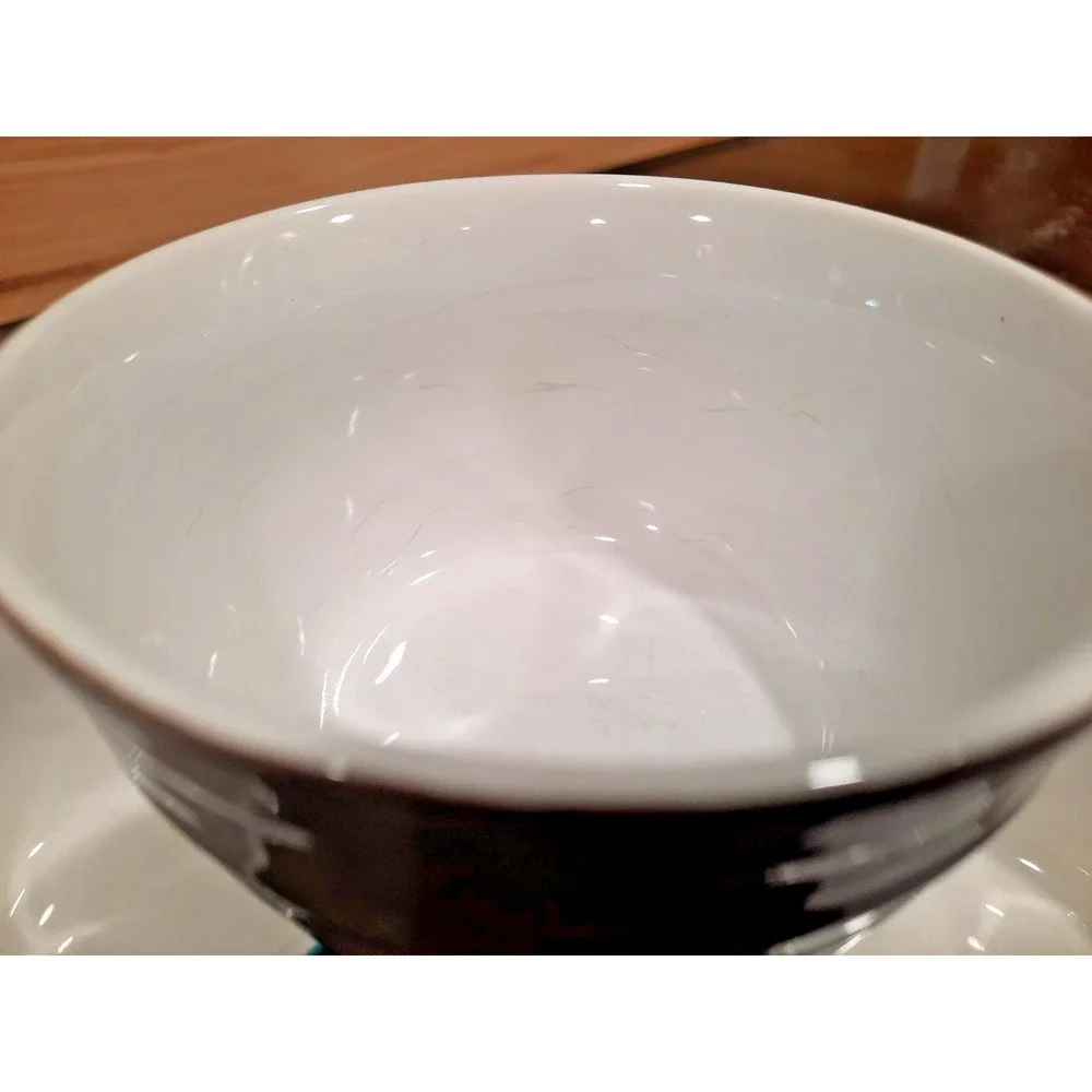 Pier 1 Imports Stoneware Bowls Set 4 Multicolor Ribbed Snack Dessert Condiment